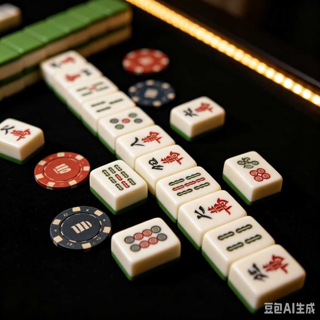 colorful mini mahjong tiles