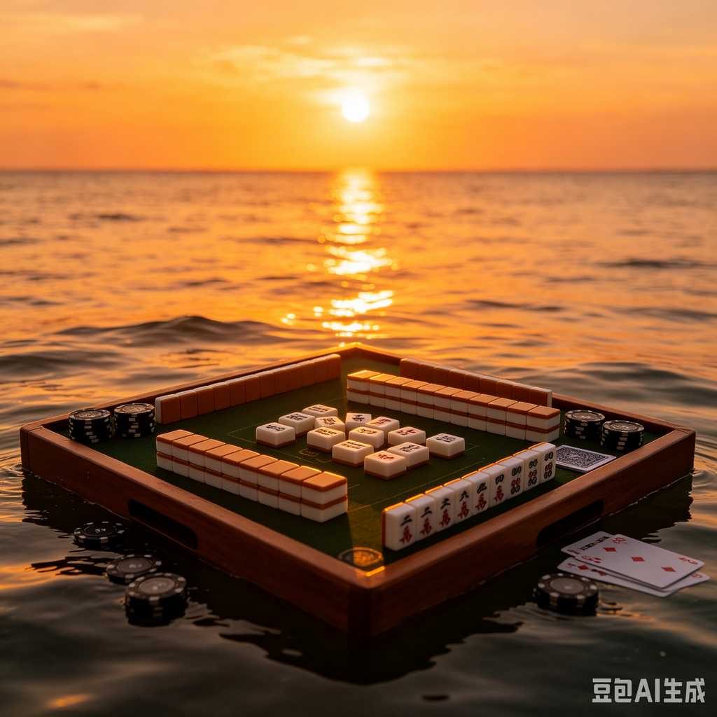 gradient blue mahjong tiles